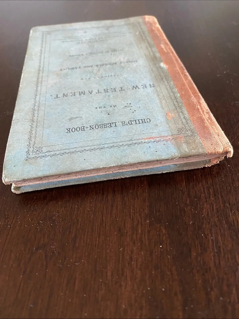 Vintage-Style Kids Lesson Book - Blue Cover